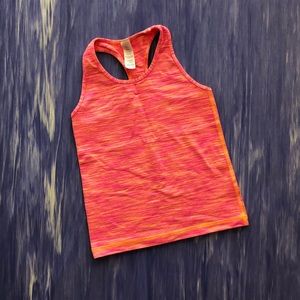 Ivivva Pink+Orange KeepUrCool Racer Tank Size 4